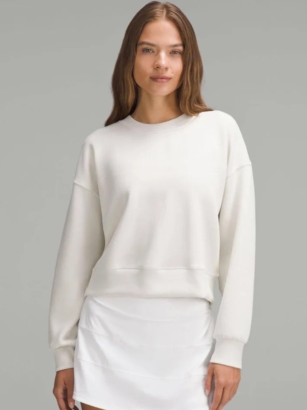 *Flawed* Lululemon Softstreme Perfectly Oversized Cropped Crew Size 10